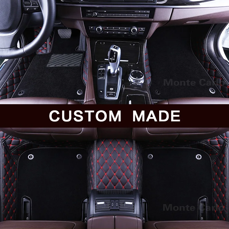 Custom made car floor mats for BMW 3 series E46 E90 E91 E92 E93 F30 F31 F34 5 E39 E60 E61 F10 F11 F07 G30 G31 carpet rugs | Автомобили и