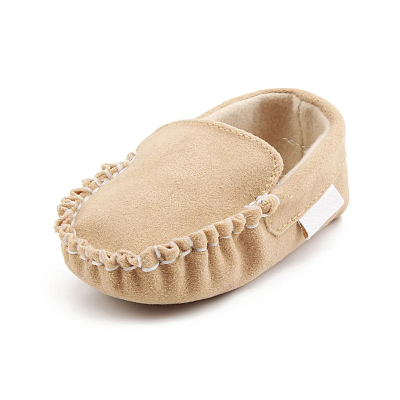 style1 Khaki Обувь для новорожденных; детские мокасины из искусственной кожи; обувь для маленьких девочек и мальчиков; Осенняя обувь для малышей; обувь для первых шагов - Цвет: style1 Khaki