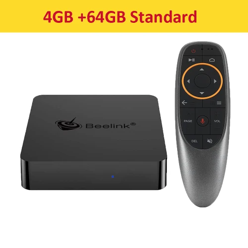 4G 64G Standard Beelink GT1 Мини Android 8,1 ТВ-приставка с голосовым пультом дистанционного управления Amlogic S905X2 2,4G 5,8G WiFi 1000Mbps BT4.0 медиаплеер Поддержка 4K H.265 - Цвет: 4G 64G Standard
