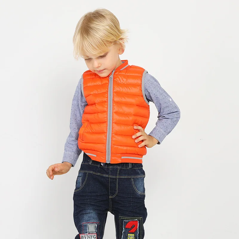 Baby Boy Clothes Winter Warm Vest Children Girls Outerwear Coats Kids Hooded Autumn Thicken Jacket |