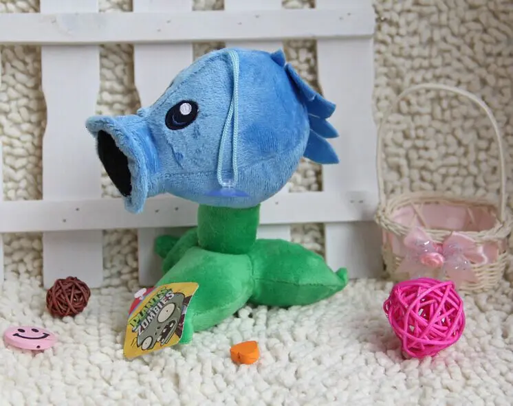 17cm Plants VS Zombies Toys Peashooter Plush Doll Stuffed Soft Baby Chilidren Kids Gift Drop Shipping | Игрушки и хобби