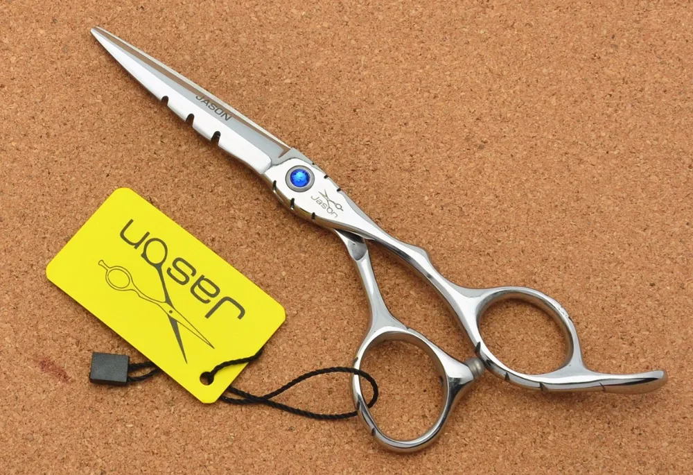 308 #6 ''бренд Jason высококачественные Парикмахерские ножницы большие стразы 440C