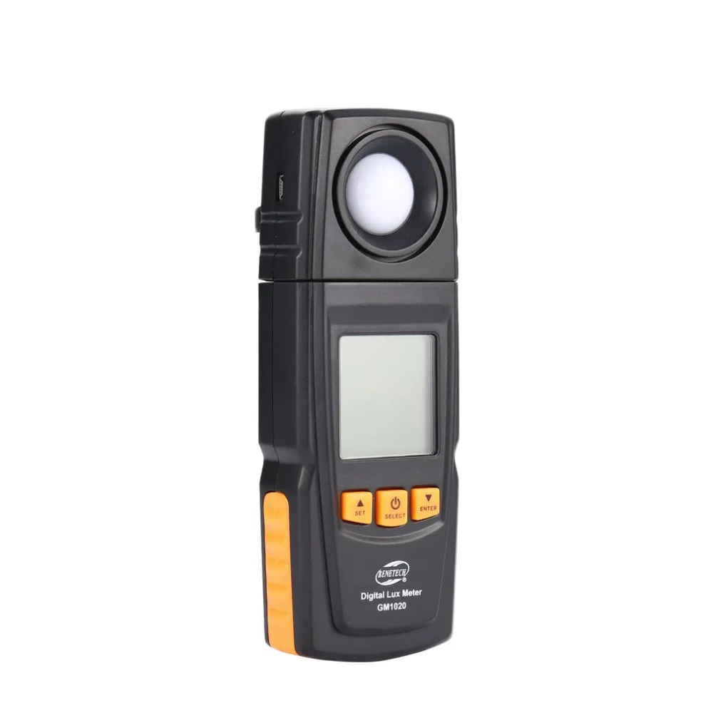 Benetech GM1020 Digital Light Lux Meter 200000 Illuminance Luminometer Photometer Lighting Tester Themometer Temperature | Инструменты