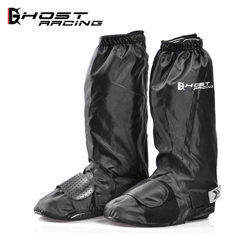 

GHOST RACING Motorcycle Shoes Covers Reusable waterproof rain boots riding gear Mud-proof protection thick wear-resistant bottom