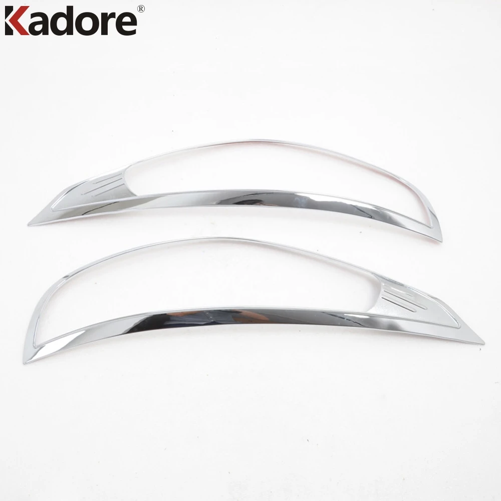 Для hyundai Tucson ix35 2010-2013 хромированный передний головной плафон для лампы крышка автомобиля декоративные фары Sheild аксессуары
