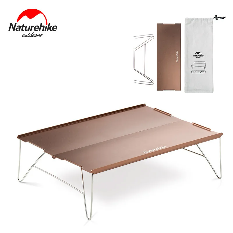 Портативный мини стол Naturehike из алюминиевого сплава для альпинизма кемпинга