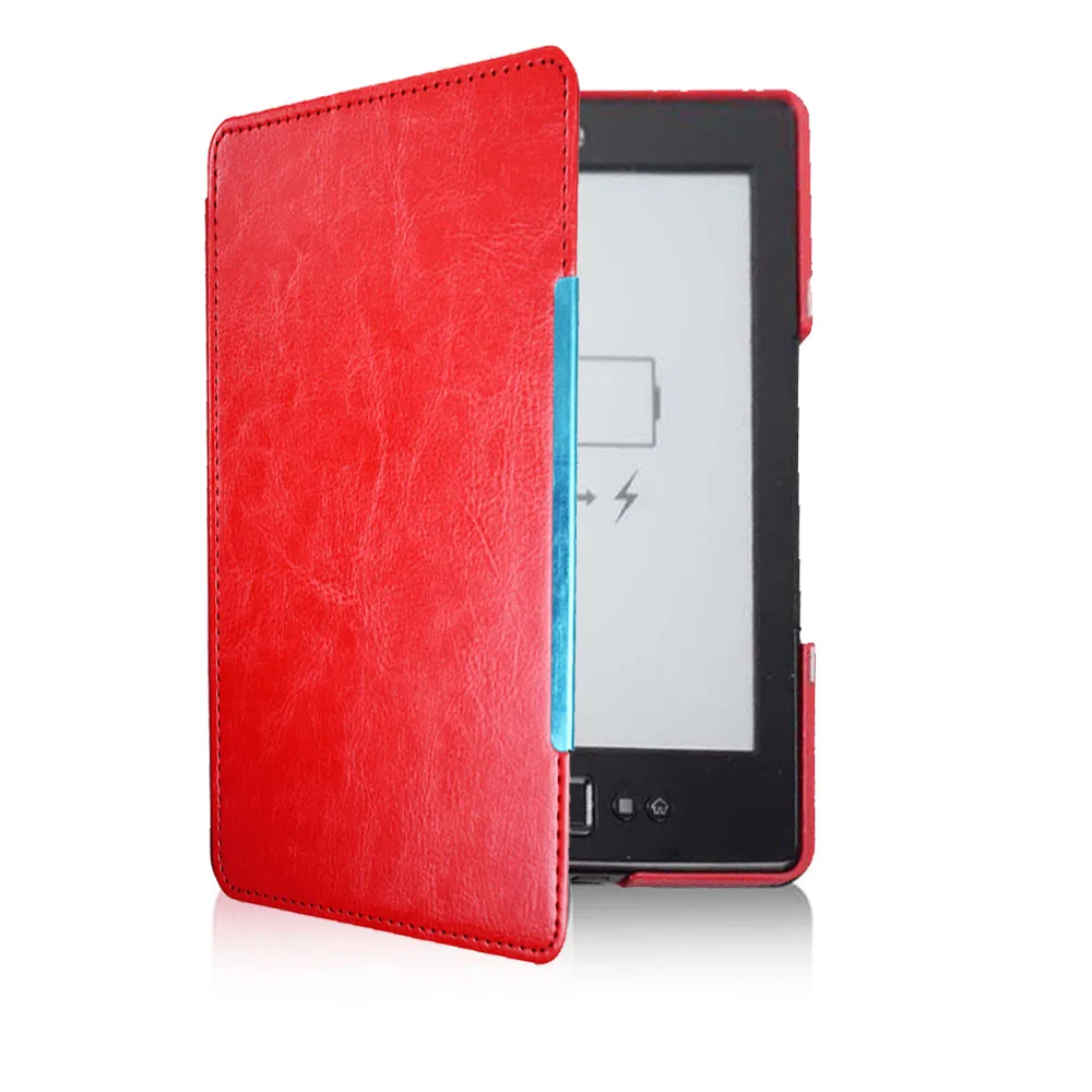 Afesar D01100 Магнитный закрытый кожаный чехол для Amazon Kinlde 4 Kindle 5 электронная книга флип-чехол K4 K5 Подарочная Защитная пленка для экрана