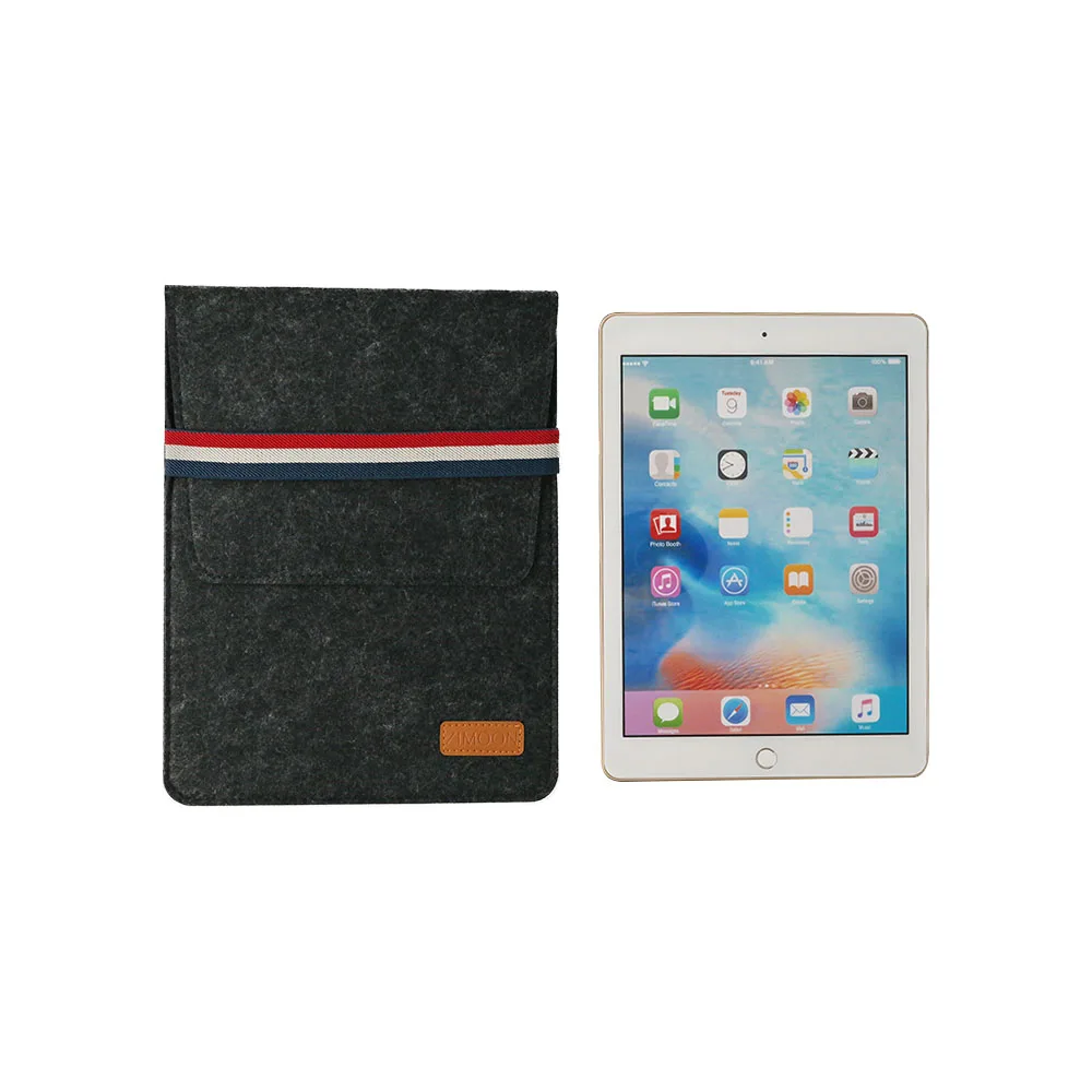 Фетр чехол для планшета чехол для iPad 2/3/4 Air 1/2 Pro 9,7 дюймов планшет сумка для iPad mini 1/2/3/4 7,9 дюймов крышка 8' 10 чехол для планшета