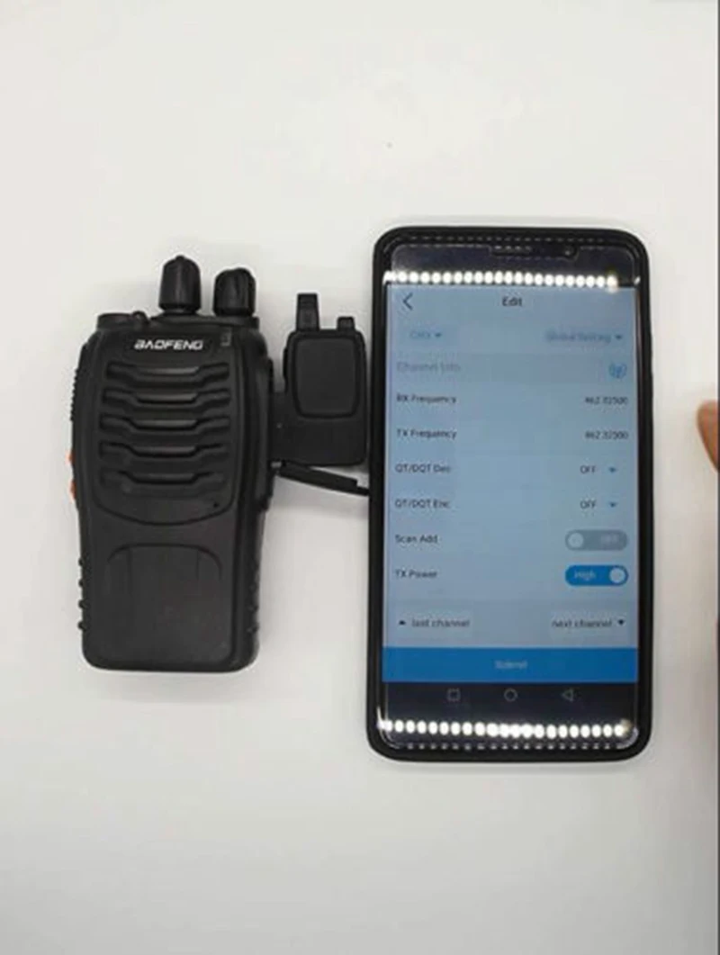 Walkie talkie bluetooth беспроводной Программируемый адаптер с gps расположение поделиться для baofeng UV-5R BF-888S anysecu радиостанции