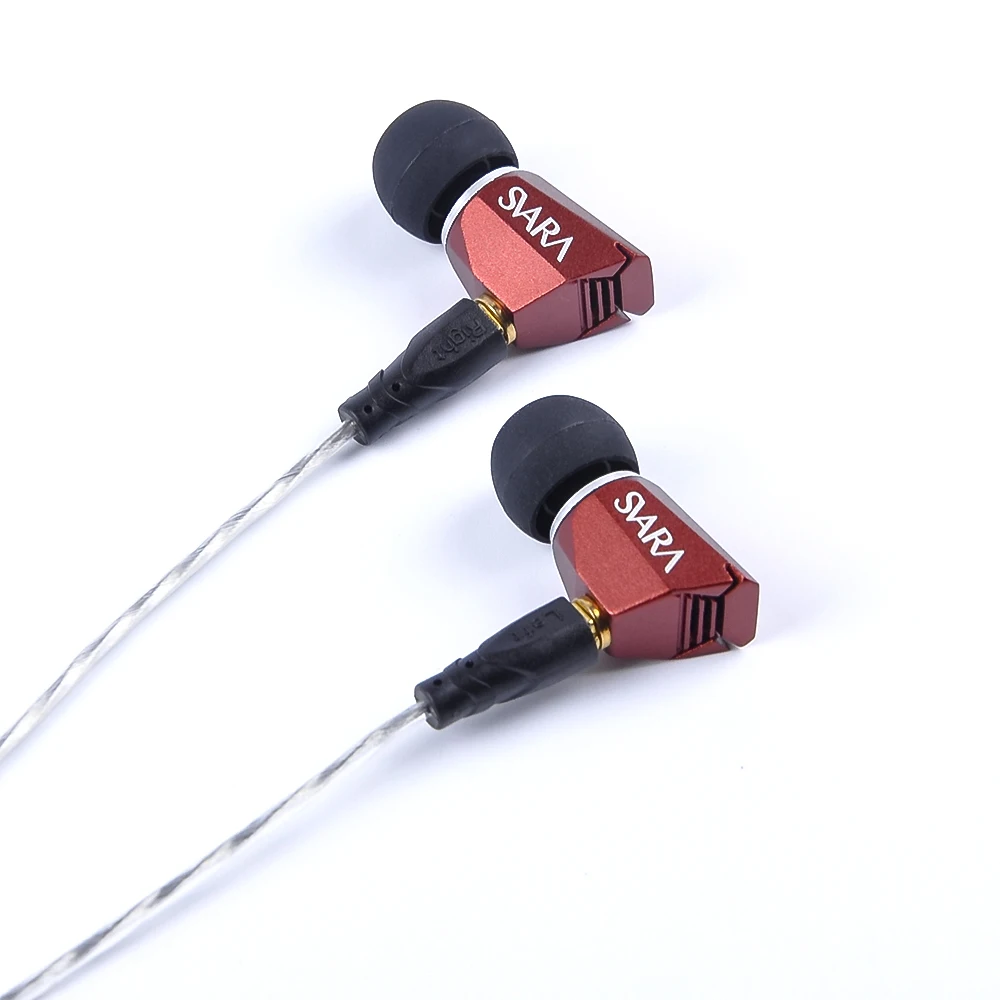 2017 НОВЕЙШИЕ Наушники Svara RED IN EAR Svara-L динамические наушники HIFI монитор с