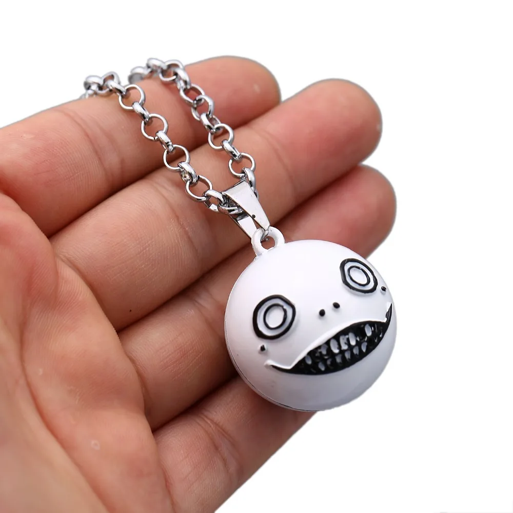 J Store Game NieR Automata силиконовое ожерелье с твердым лицом и шариком Эмил тип в