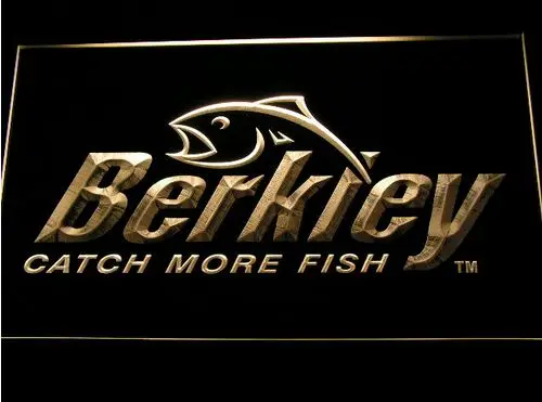 Berkley Рыбалка Логотип Бар Пиво Паб Клуб 3d вывески светодиодный ная неоновая