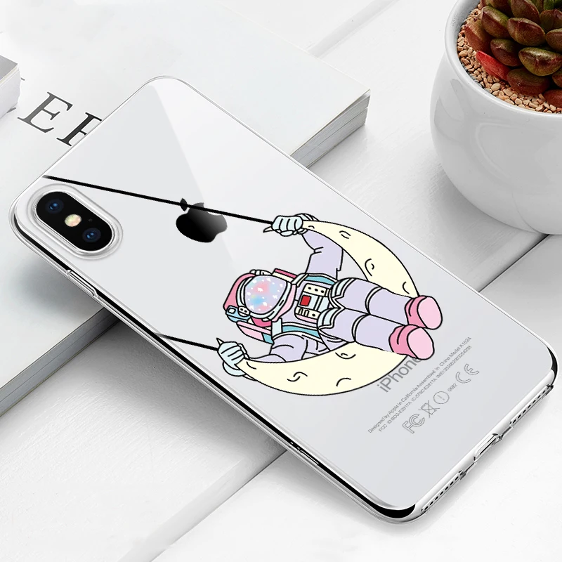 Модный милый чехол с рисунком кактуса ананаса для iPhone X XS Max XR 7 8 6 6S Plus 10 5 S 5S SE ультратонкий ТПУ чехол для телефона s - Цвет: 31