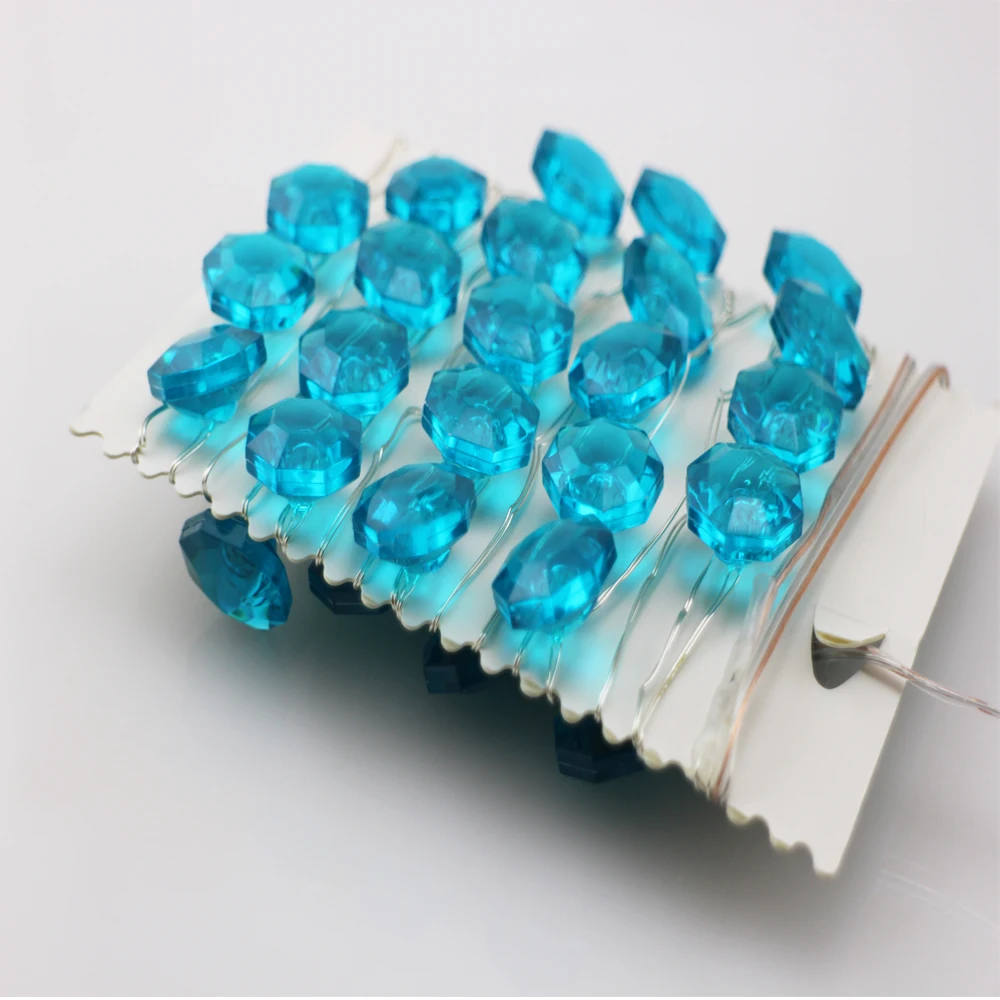 На батарейках 3 м 10 футов 40LED Сапфировая форма светодиодные гирлянды сказочные