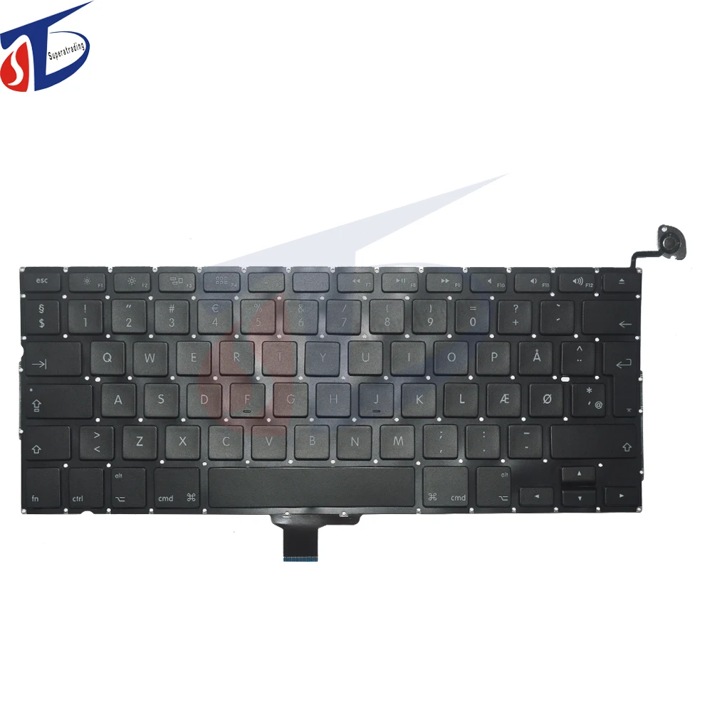 5 шт./лот новая Оригинальная Датская DK клавиатура для MacBook Pro 13 '&#x27A1278 2009 2010 2011 2012