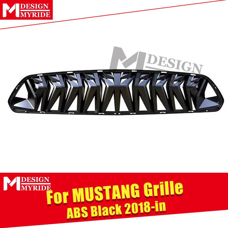 Для MUSTANG решетка гриль ABS глянцевый черный 1:1 замена подходит для Ford LCI передний
