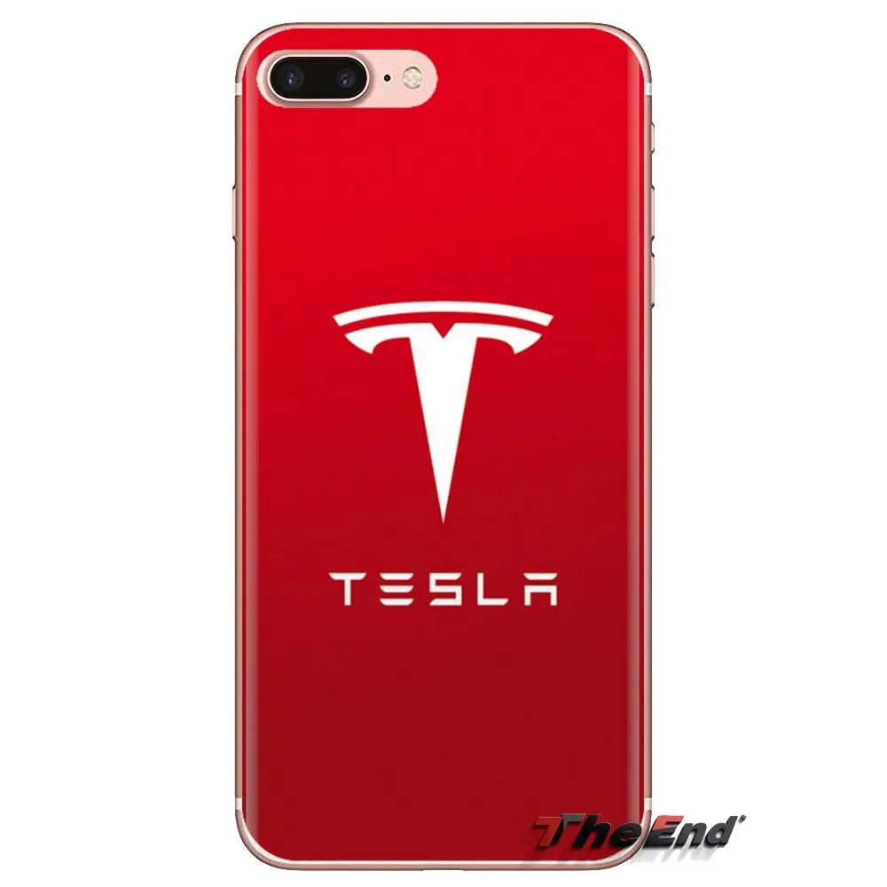 Силиконовый чехол с логотипом Tesla для Huawei G7 G8 P7 P8 P9 P10 P20 P30 Lite Mini Pro P Smart Plus 2017 2018 2019 |