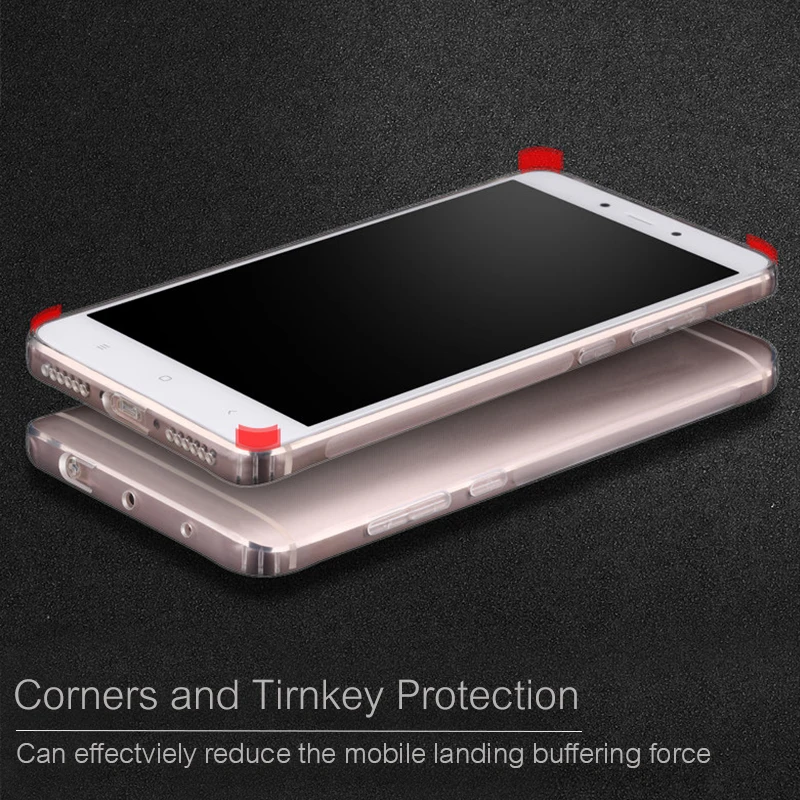 Silicone Phone Cases For Xiaomi Redmi 4 4A 4X Pro Note Clear Soft Full Protector Dustproof Back Cover Shell Coque Fundas |