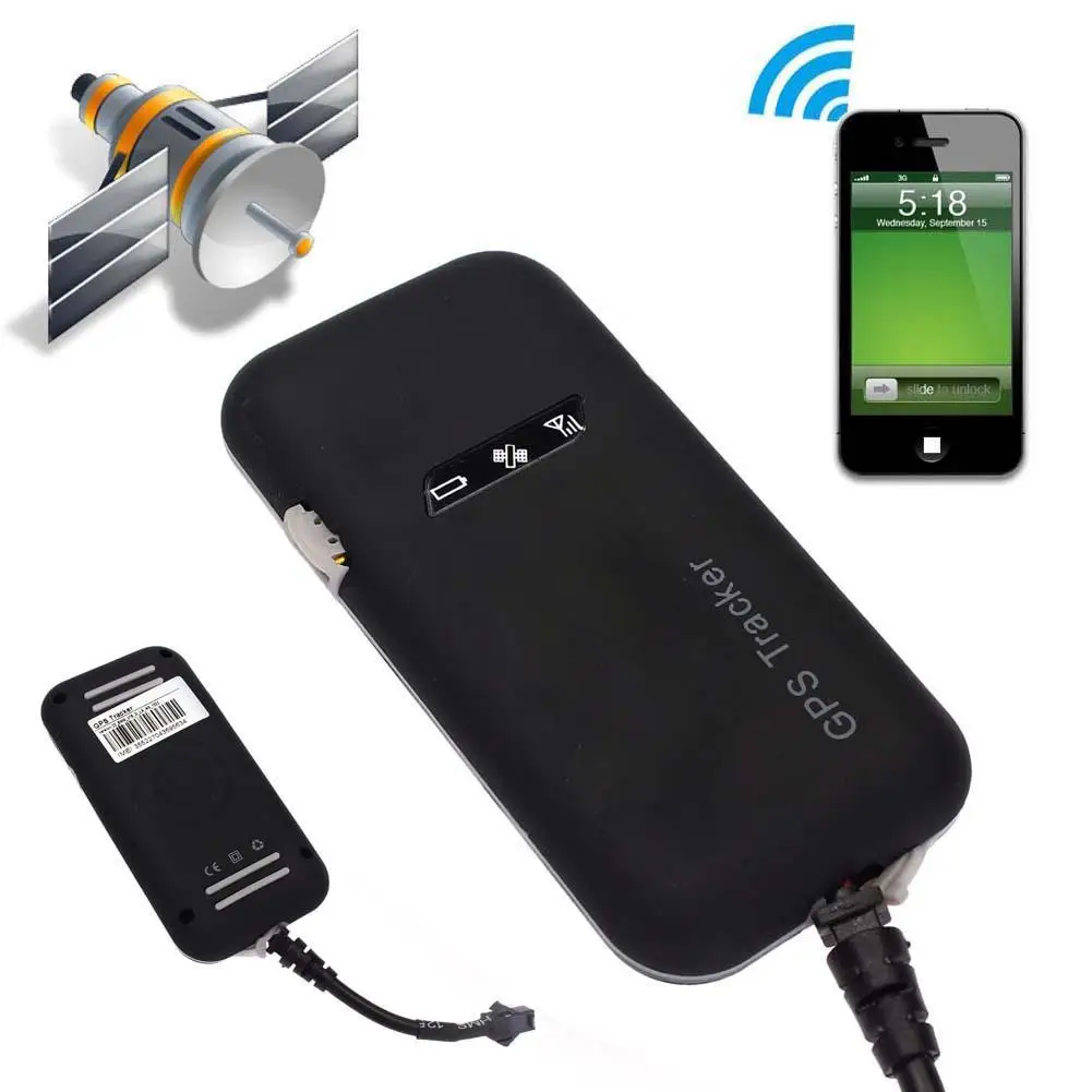 GT02A автомобиля gps трекер SMS GSM GPRS Устройства Слежения мониторы локатор слежения за