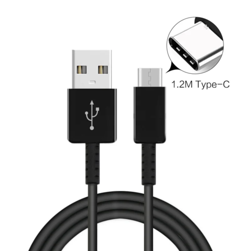 Кабель для быстрой зарядки Samsung Galaxy S8 S9 S10 Plus Note 8 9 C7 C9 Pro Type-C USB USB-C 2A | Мобильные