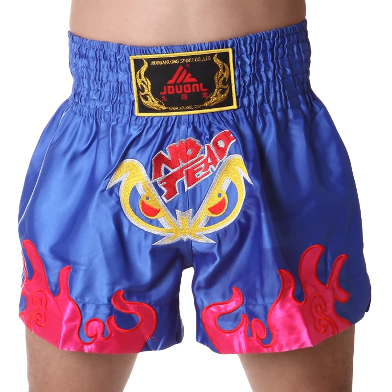 2016 новые шорты кикбоксинг черные Муай тайские боксерские штаны свободные боевые