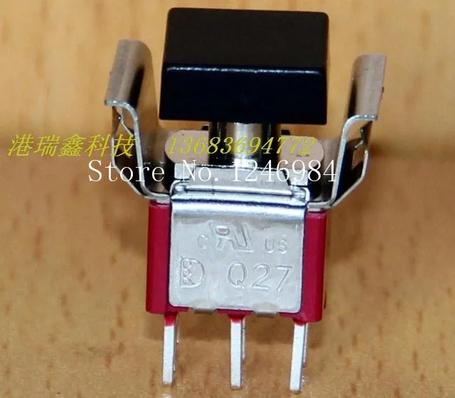 

[SA]P8702-F22A Dual 6-pin toggle switch Taiwan Deli Wei reset button normally open normally closed without a lock Q27--20pcs/lot