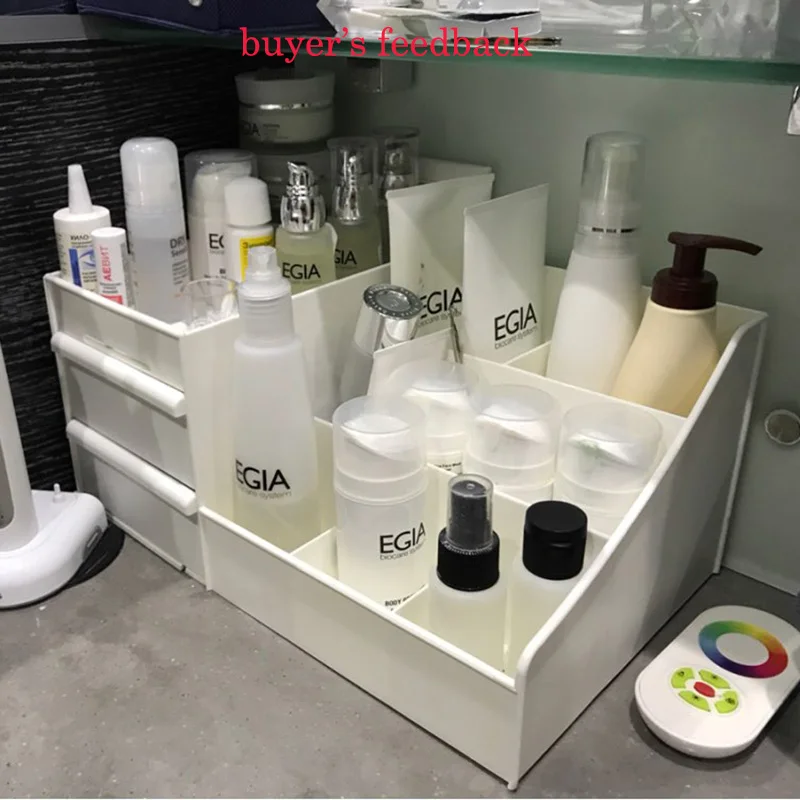 

Creative White Storage Boxes Makeup Organizer Storage Box Make Up Organizer Cosmetic Organizer Makeup Storage Drawers Organizer