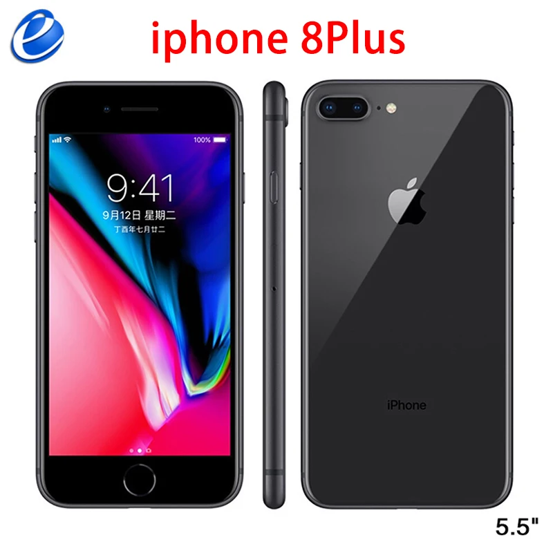Оригинальный Apple iphone 8 Plus 5 &quotiphone + Hexa Core iOS дюймовый смартфон с отпечатком пальца