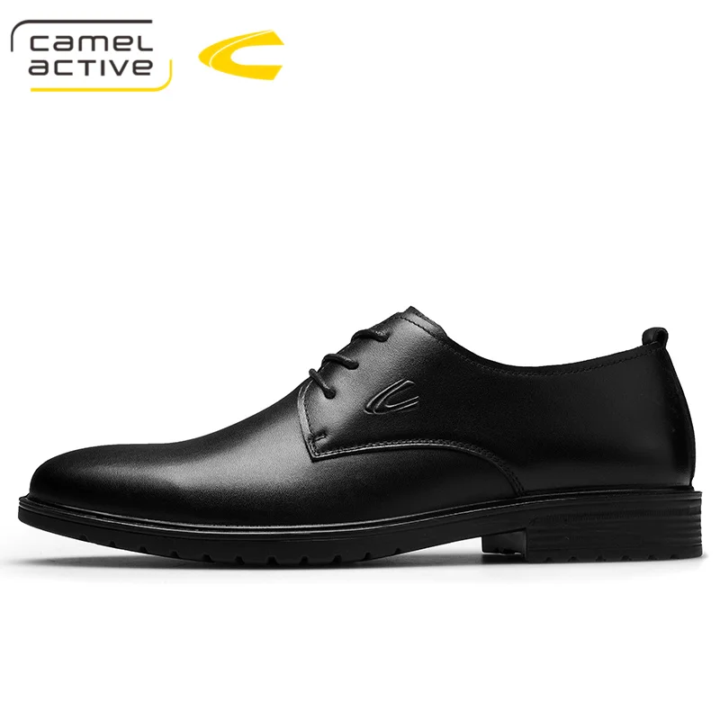 Camel Active/Новые весенние модные мужские деловые туфли-оксфорды из натуральной кожи