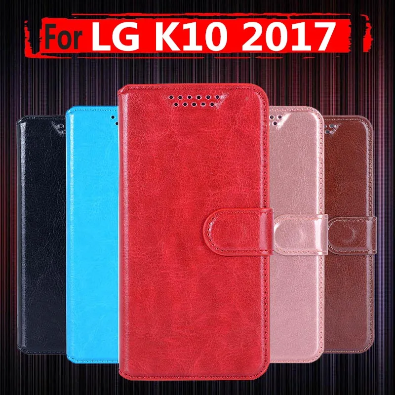 Кожаный чехол-книжка для LG K10 2017, чехол для LG K10 2017 LG X400/для LG M250N/K20 Plus 5,3 дюйма, чехол для s