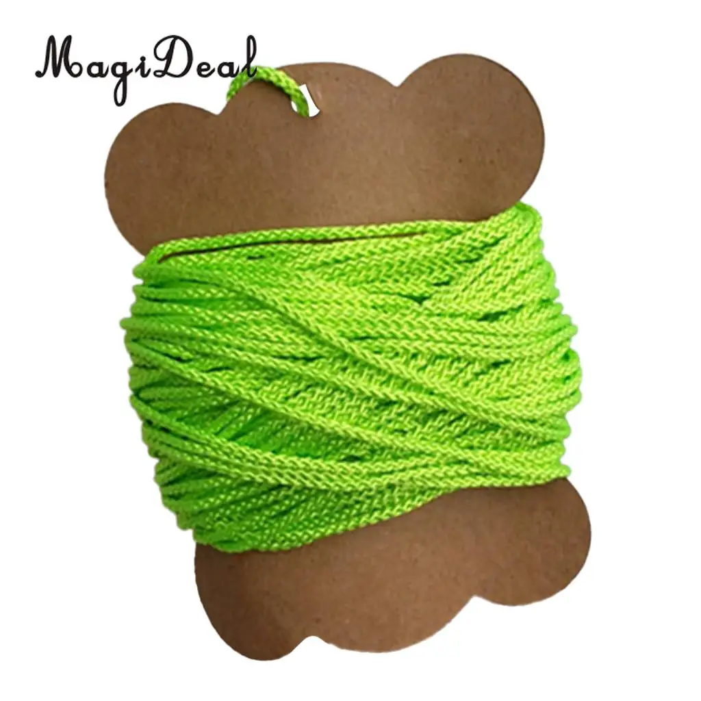 MagiDeal 20 м/30 м/50 м подводное плавание Diver катушка леска Finger Spool Line для крепления погружения маркер безопасности Buoy Флаг Клип аксессуары - Цвет: 30 m Fluo Green