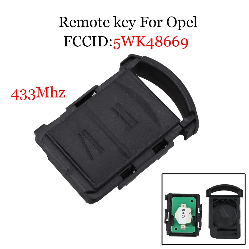2 кнопки дистанционного ключа 433 МГц для VAUXHALL OPEL AGILA Марка MERIVA ASTRA CORSA C COMBO TIGRA VECTRA
