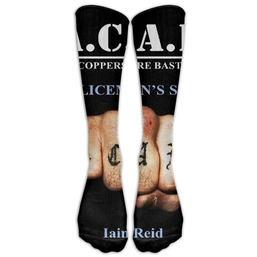 SAMCUSTOM модные гольфы женские хлопковые Гольфы выше колена для женщин ACAB хит цель 3D