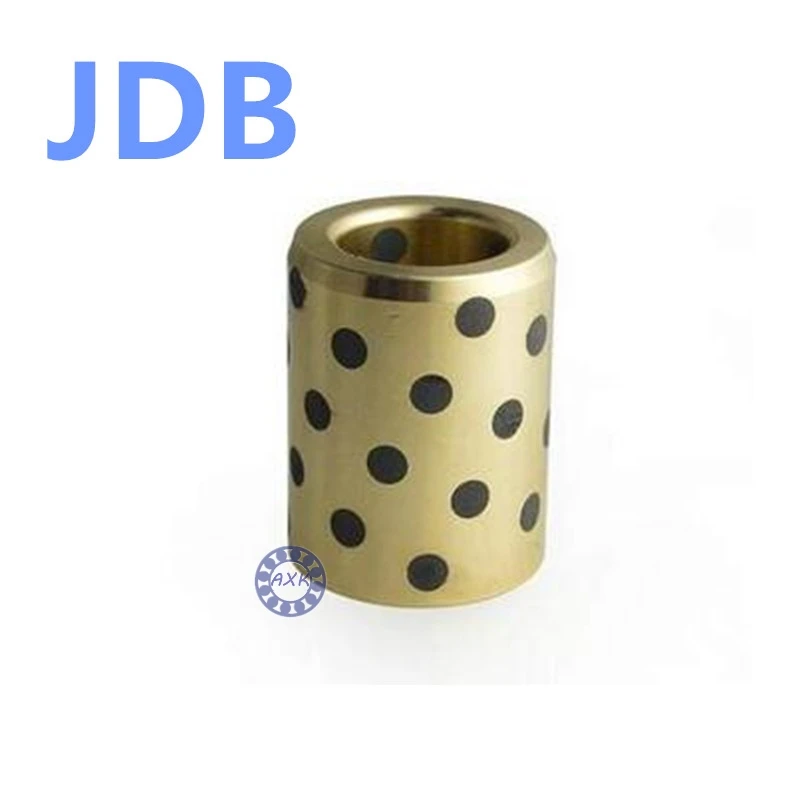 Бесмасляная пропитанная графитом латунная втулка JDB 405055 прямая медная типа d 40 мм