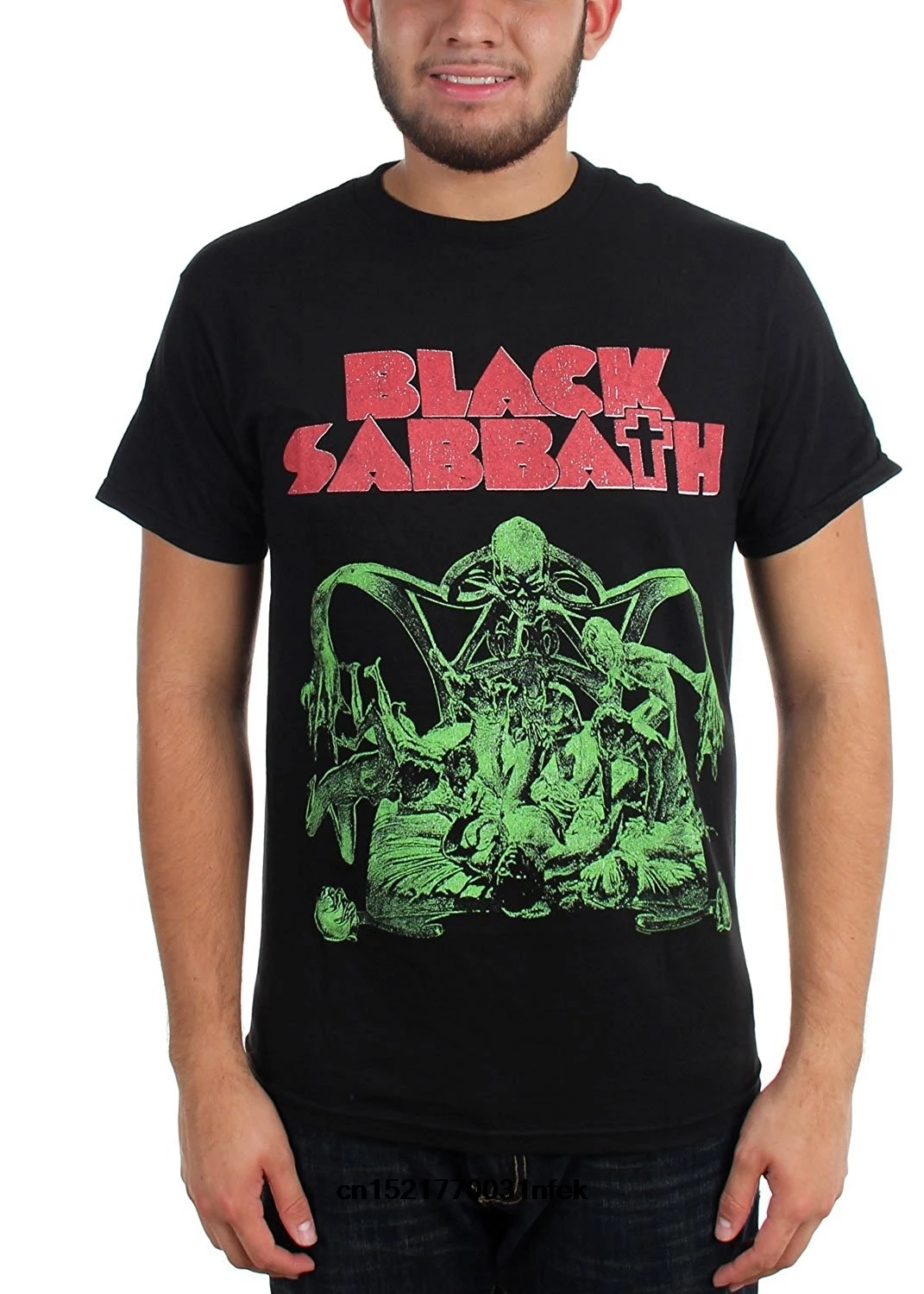 Возьмите Для мужчин футболка Пользовательские Black Sabbath-Шабаш кровавый Sabbath вырез