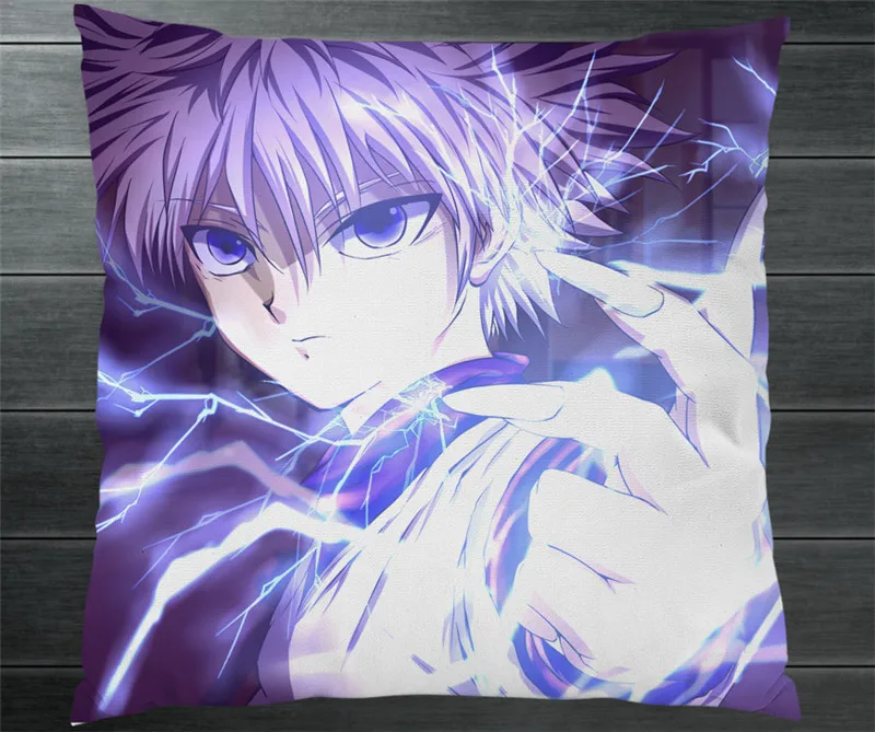 Двухсторонняя наволочка в стиле аниме HUNTER X Killua Zoldyck манга мультяшная подарок для