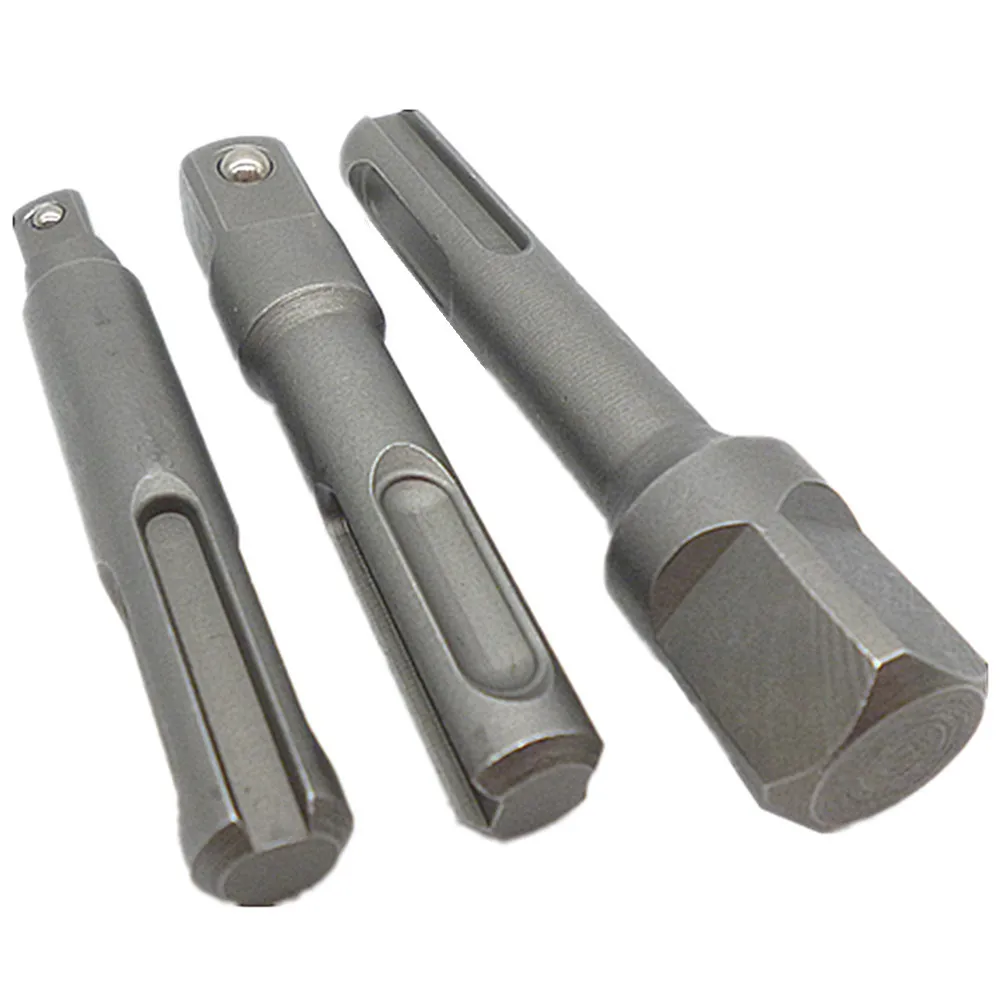 3 шт. SDS Plus дрель 1/4 &quot3/8&quot 1/2 &quotгнездо Гайка ударный драйвер адаптеры привод бит