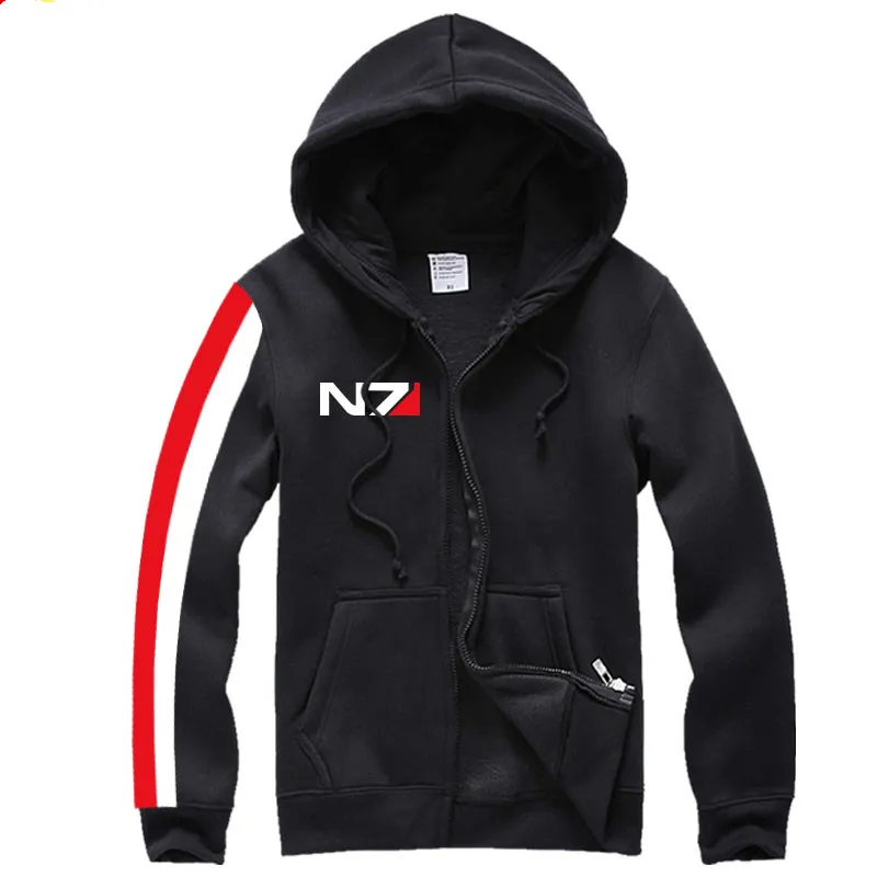 Mass Effect 3 N7 Топ пальто мужская одежда карнавальный костюм куртка повторно сделать