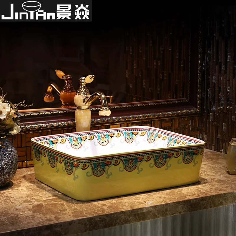 Керамический умывальник King Yantai basinceramic простой круглый | Обустройство дома