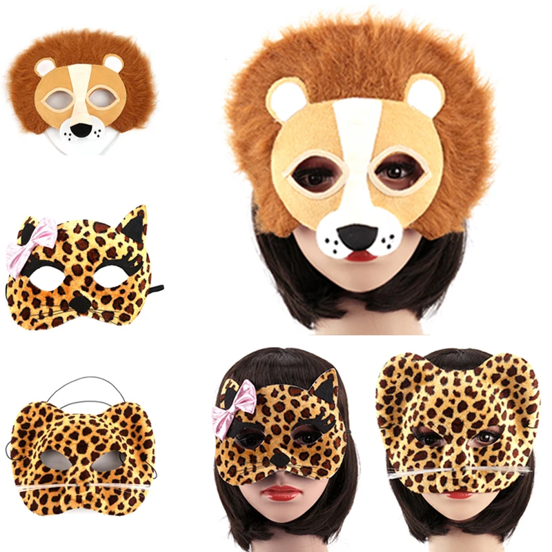 1 шт. маски для Хэллоуина вечеринки животных маска косплея аксессуар костюма