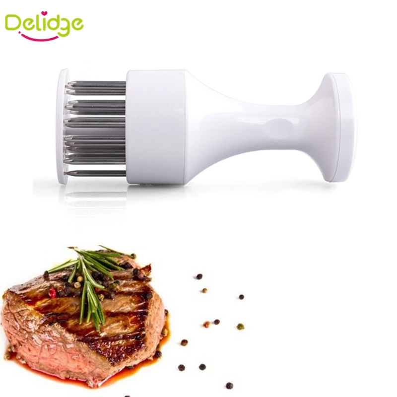Игла для мяса Delidge 1 шт. нержавеющая сталь 21 игла инструмент барбекю|meat tenderizer