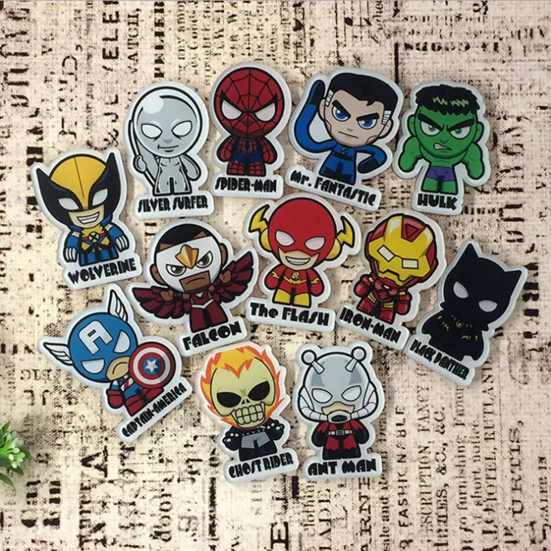 1 шт. Мстители паук аниме значок акрил брошь супер герой Халк значки моды контакты