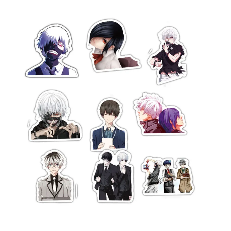 TD ZW 50 шт./лот классические аниме наклейки Tokyo Ghoul мультяшная фигура граффити