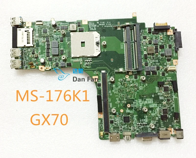 MS 176K1 VER: 1 0 для MSI GX70 материнская плата ноутбука 100% протестирована полностью|motherboard