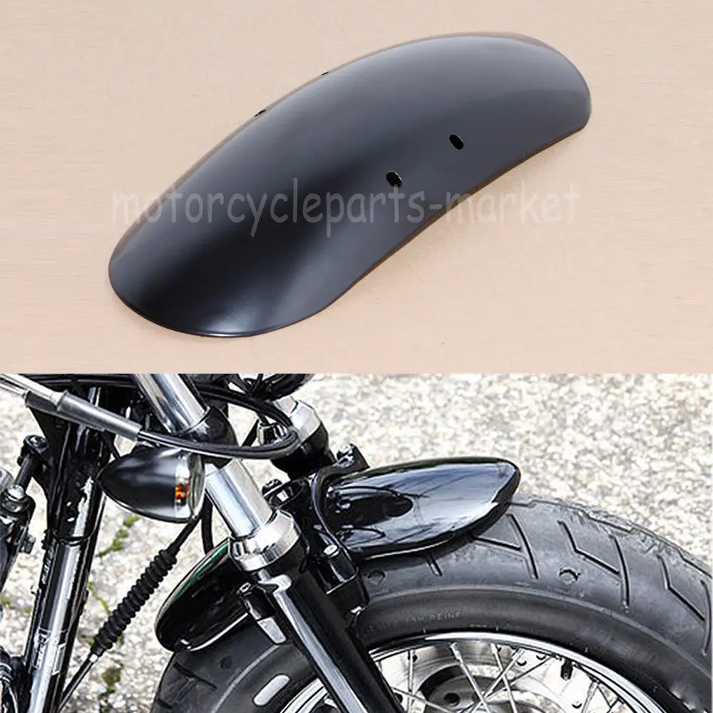 3 5/8 &quot35 см мотоцикл на заказ черный короткий переднее крыло для Harley Sportster Forty Eight 48