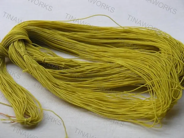 

FREE SHIPPING 260 meters Yellow Stretch Elastic Beading Cord 1MM