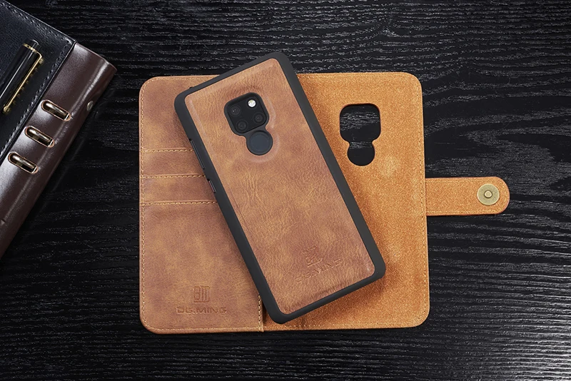 Роскошный Ретро Кожаный съемный чехол-кошелек для huawei mate 20 30 P30 Pro Lite P20 Pro P10 mate 20 слот для карт чехол-подставка