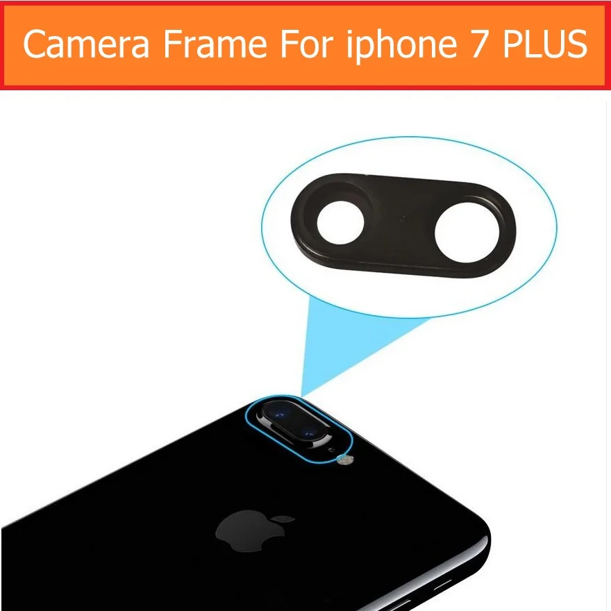 Оригинальный объектив задней камеры для iphone 7 plus стеклянный с рамкой камеры|rear