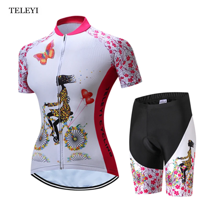 Женская одежда TELEYI Team PRO Ropa Ciclismo комплект для велоспорта девочек костюм из джерси