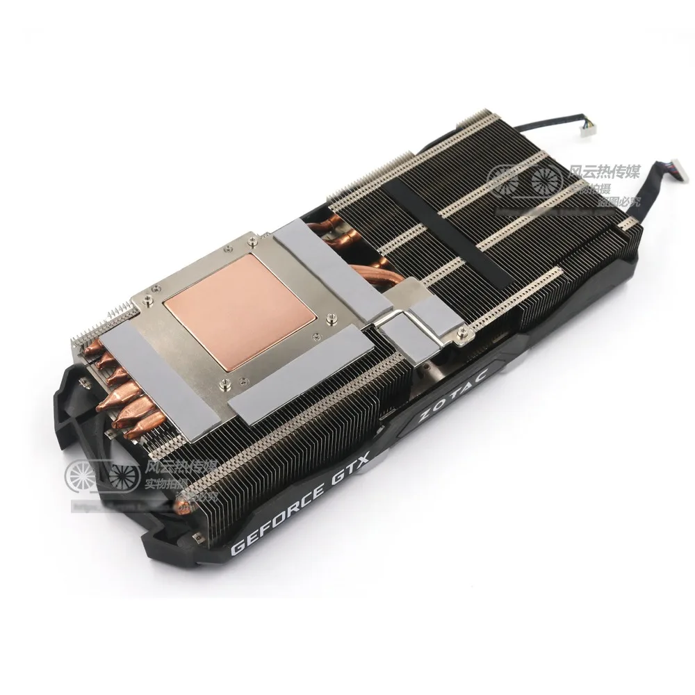 Новый оригинальный охлаждающий вентилятор для видеокарты ZOTAC GTX1080Ti AMP EXTREME с